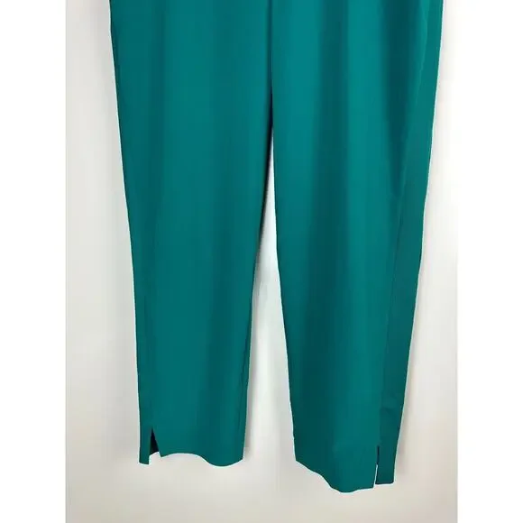 Athleta 2023 Brooklyn Ankle Pant Emerald Green Stretch Women's Size 10 Petite - Picture 4 of 13